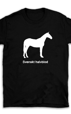 T-shirt hästras Svenskt halvblod