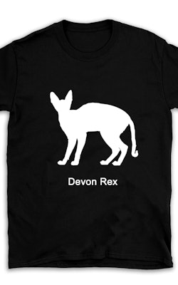 T-shirt kattras Devon Rex