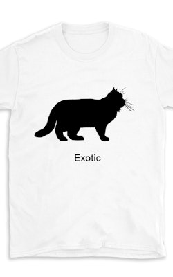 T-shirt kattras Exotic