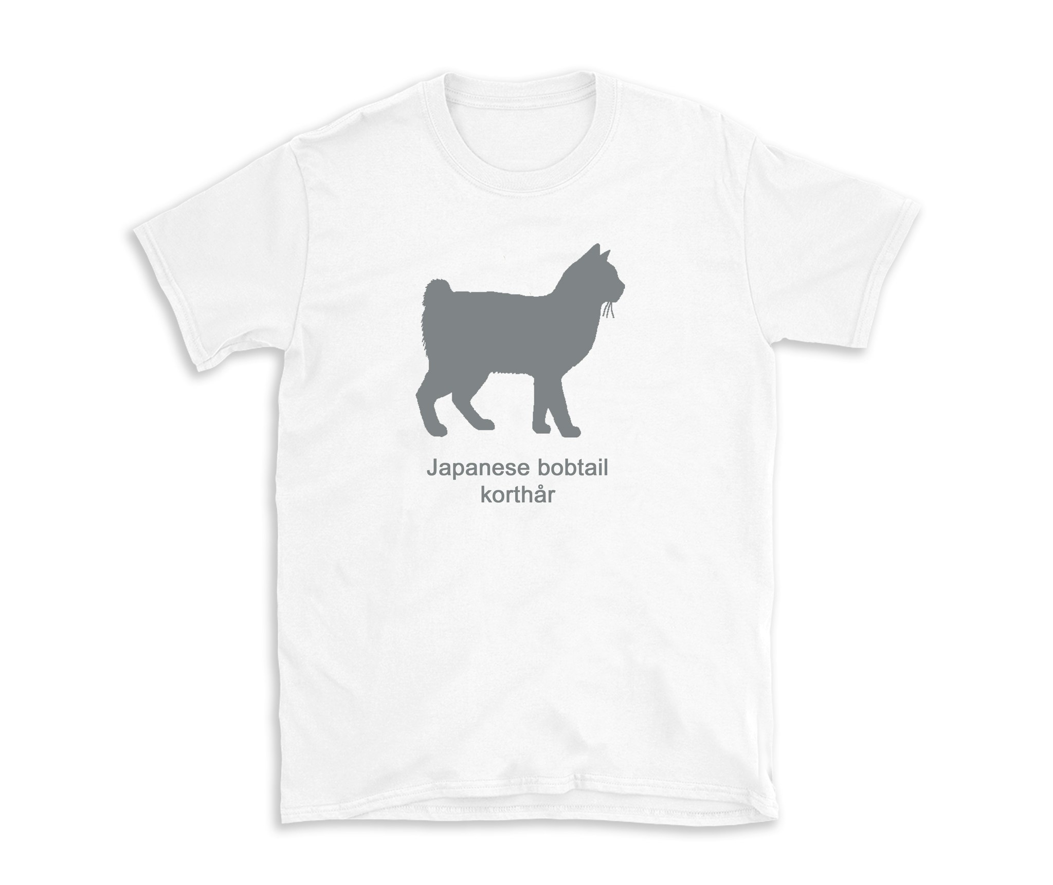 T-shirt kattras Japanese bobtail korthårig