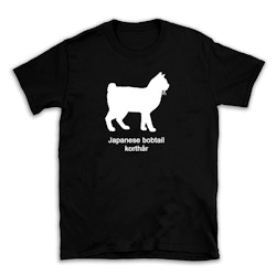 T-shirt kattras Japanese bobtail korthårig