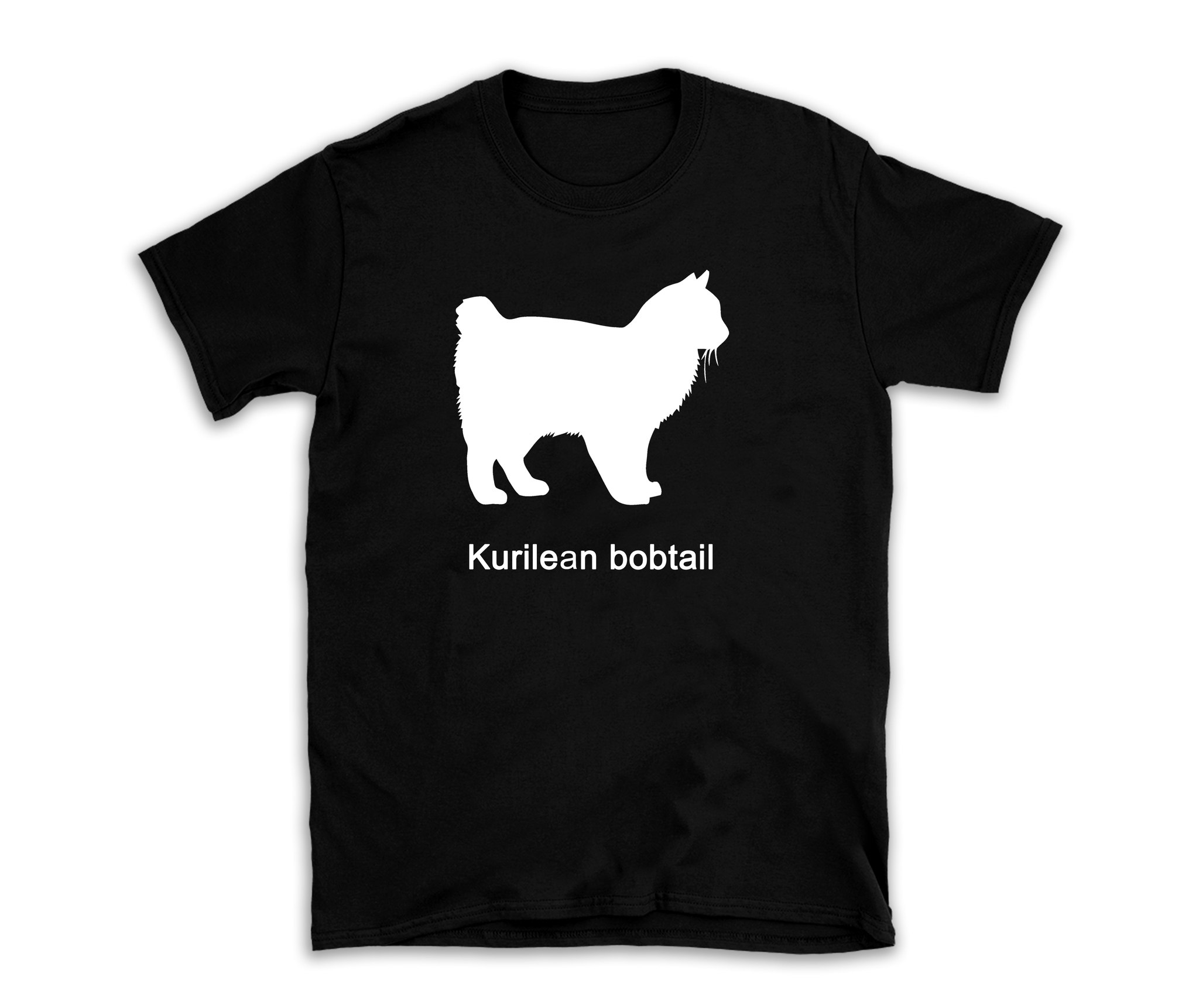 T-shirt kattras Kurilean bobtail