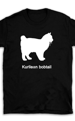 T-shirt kattras Kurilean bobtail