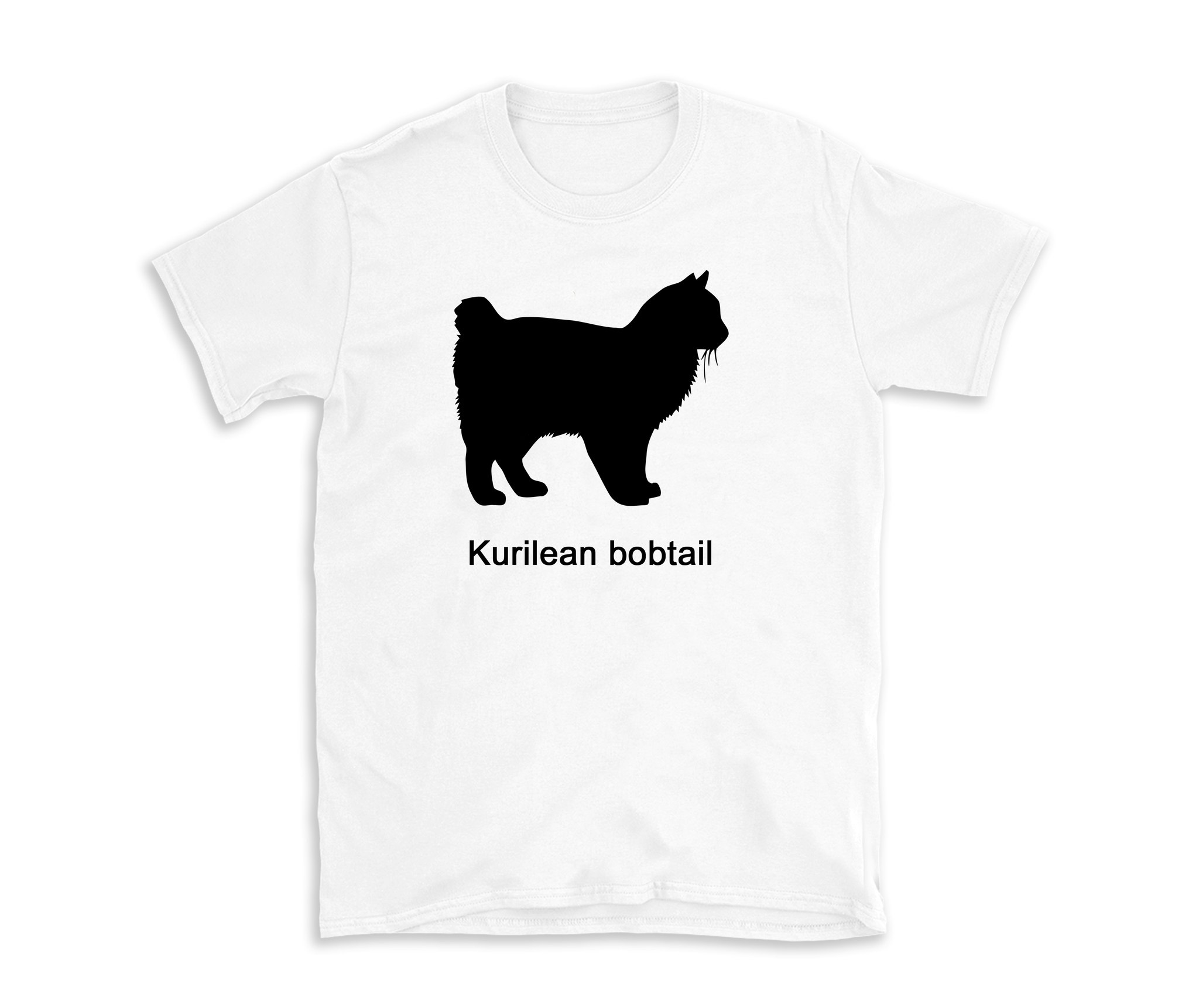 T-shirt kattras Kurilean bobtail