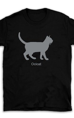 T-shirt kattras Ocicat