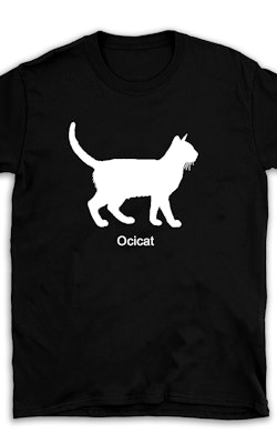 T-shirt kattras Ocicat