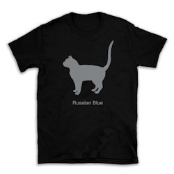 T-shirt kattras Russian Blue