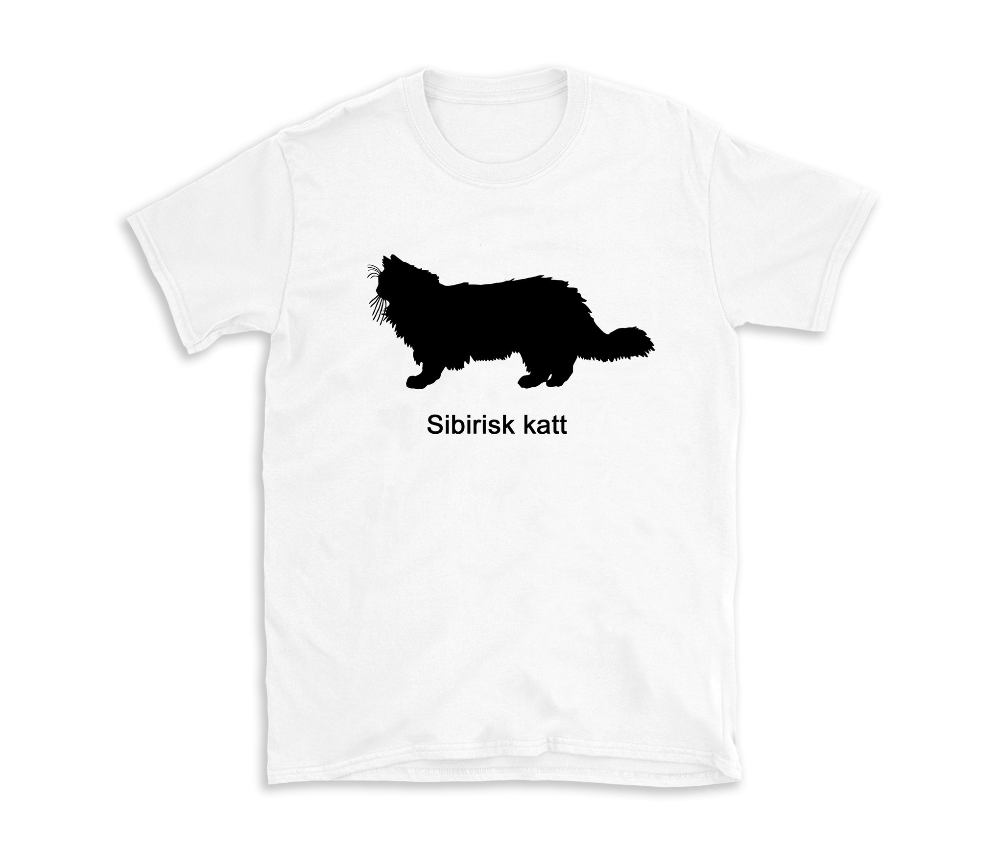 T-shirt kattras Sibirisk katt