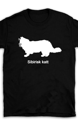 T-shirt kattras Sibirisk katt