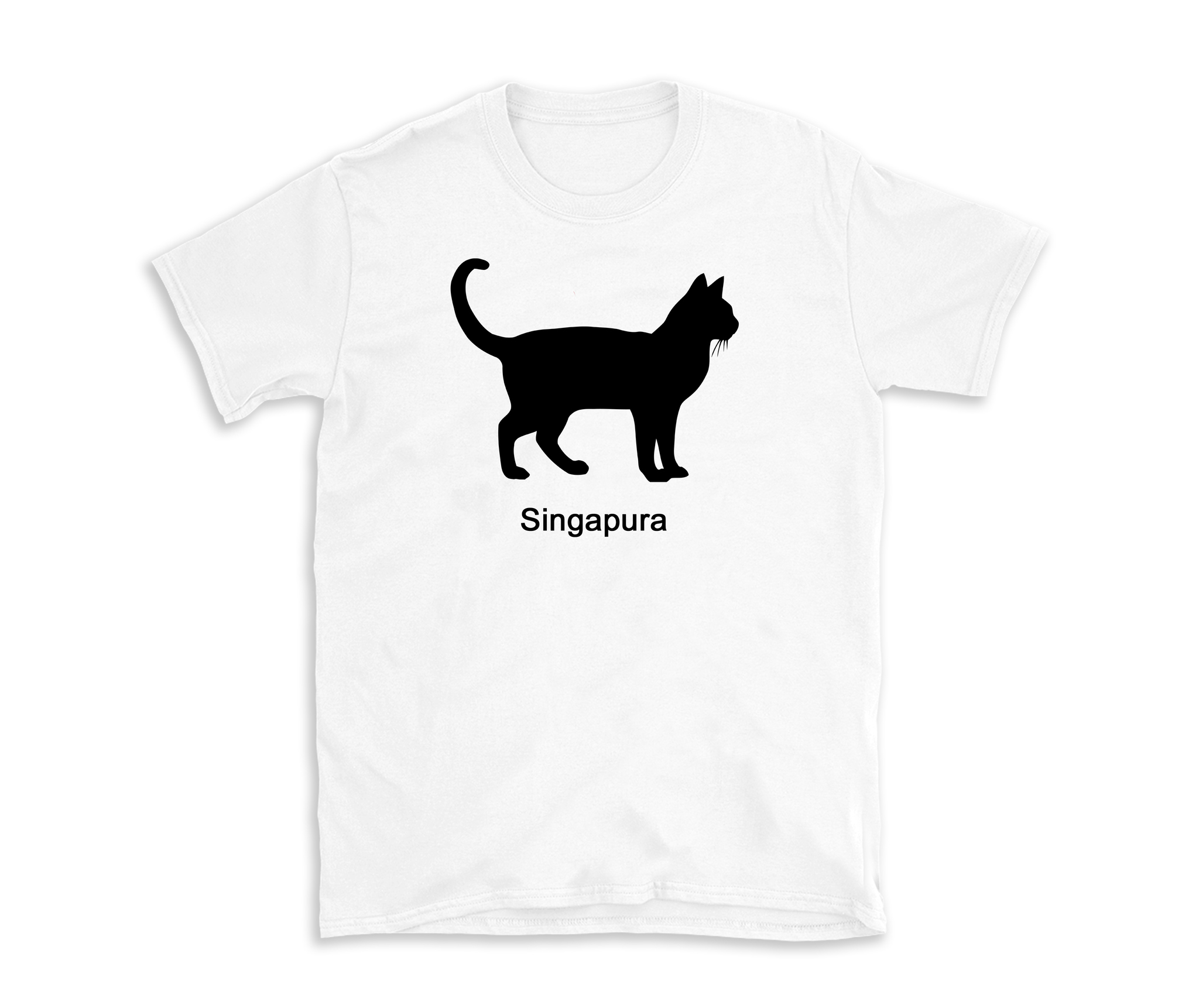 T-shirt kattras Singapura