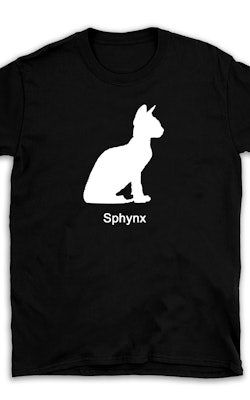 T-shirt kattras Sphynx