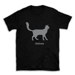 T-shirt kattras Balines