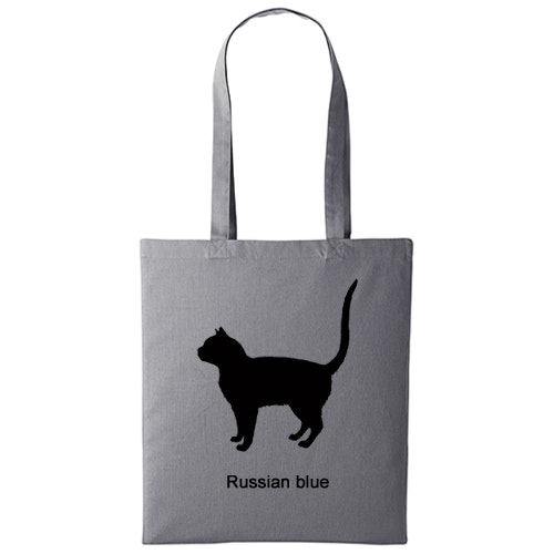 Tygkasse Russian blue 2