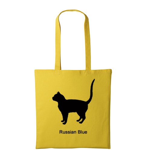 Tygkasse Russian blue 2