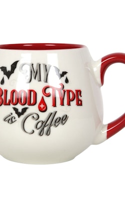 My blood type is coffee mugg
