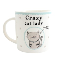 Crazy cat lady mugg