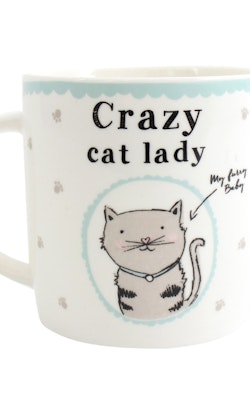 Crazy cat lady mugg