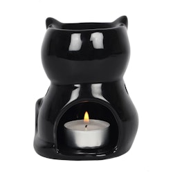Aromalampa svart katt
