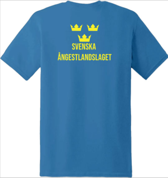 T shirt present sarkasm rolig humor sarcasm blå tröja kläder shopping ångest sverige svensk landslag lag svenska kronor