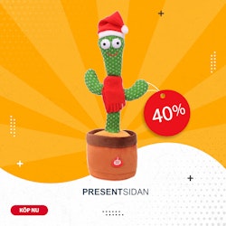 Årets virala leksak - Kaktusen som dansar, spelar musik och härmar det du säger