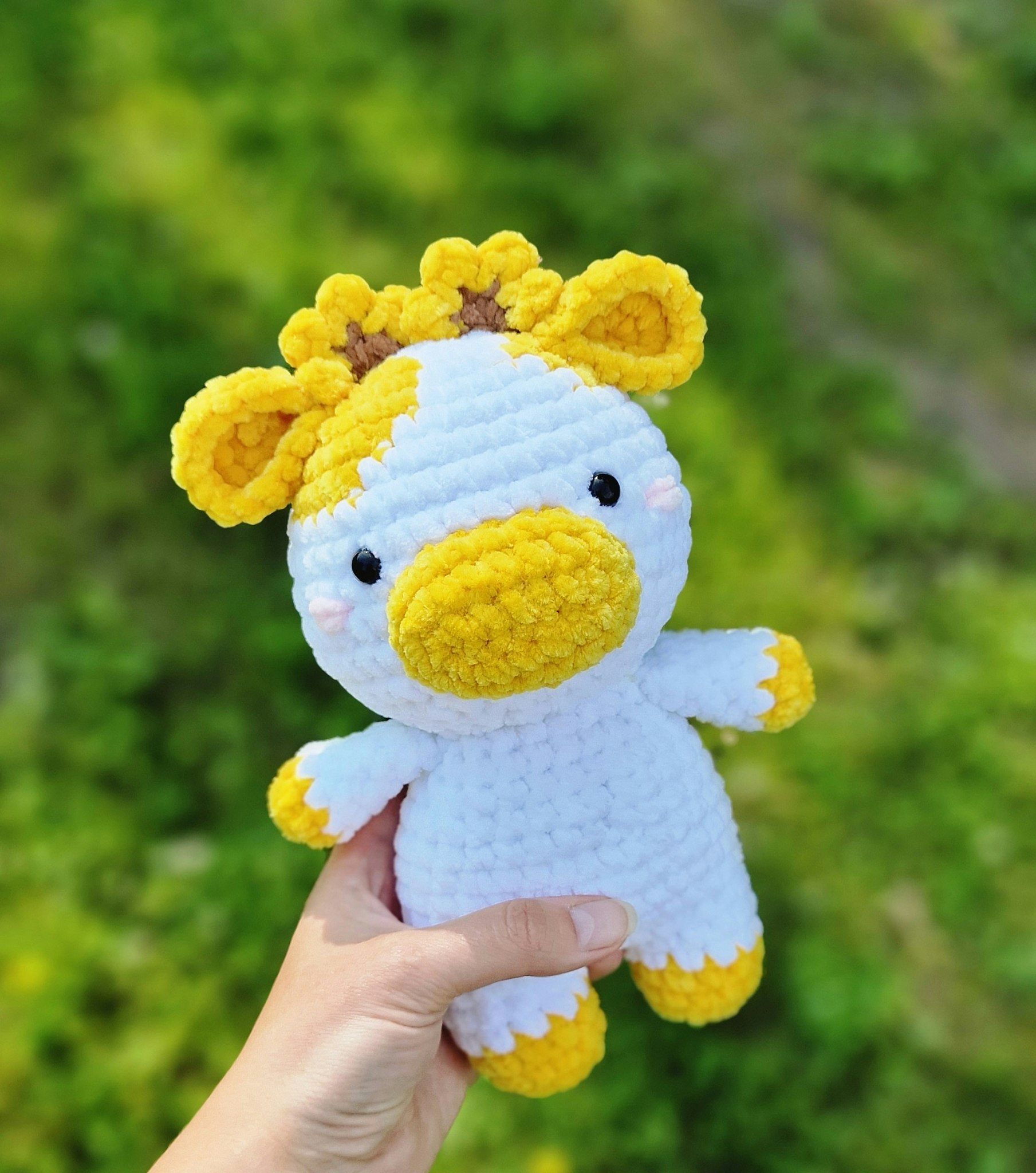 Sunflower cow