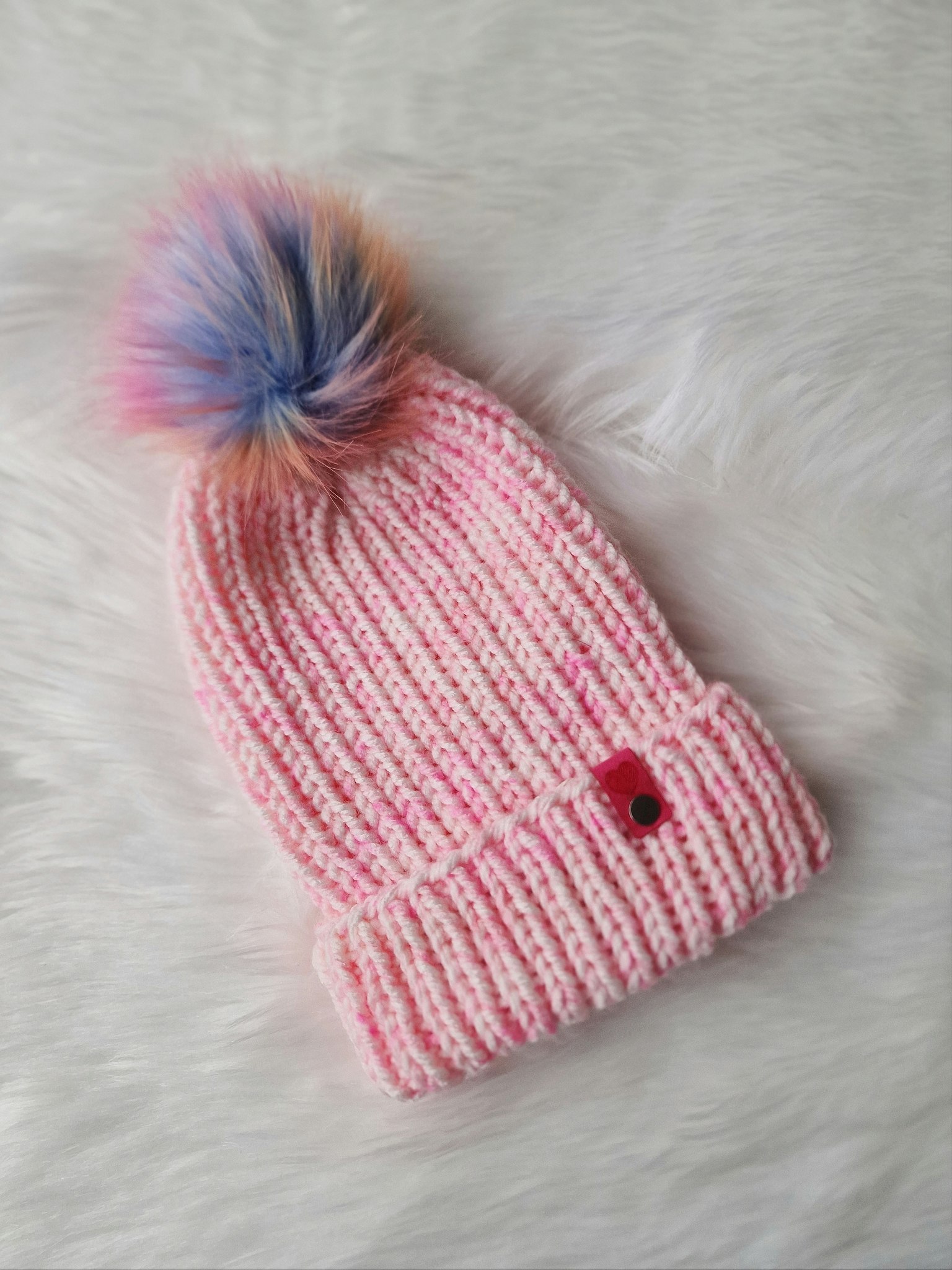 Chunky beanie - Rosamelerad