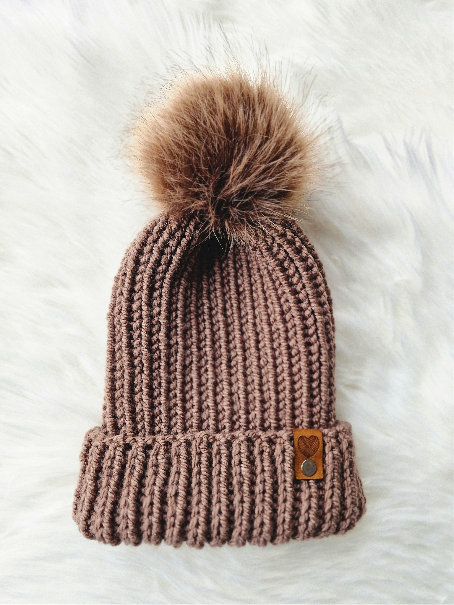 Chunky beanie - Brun