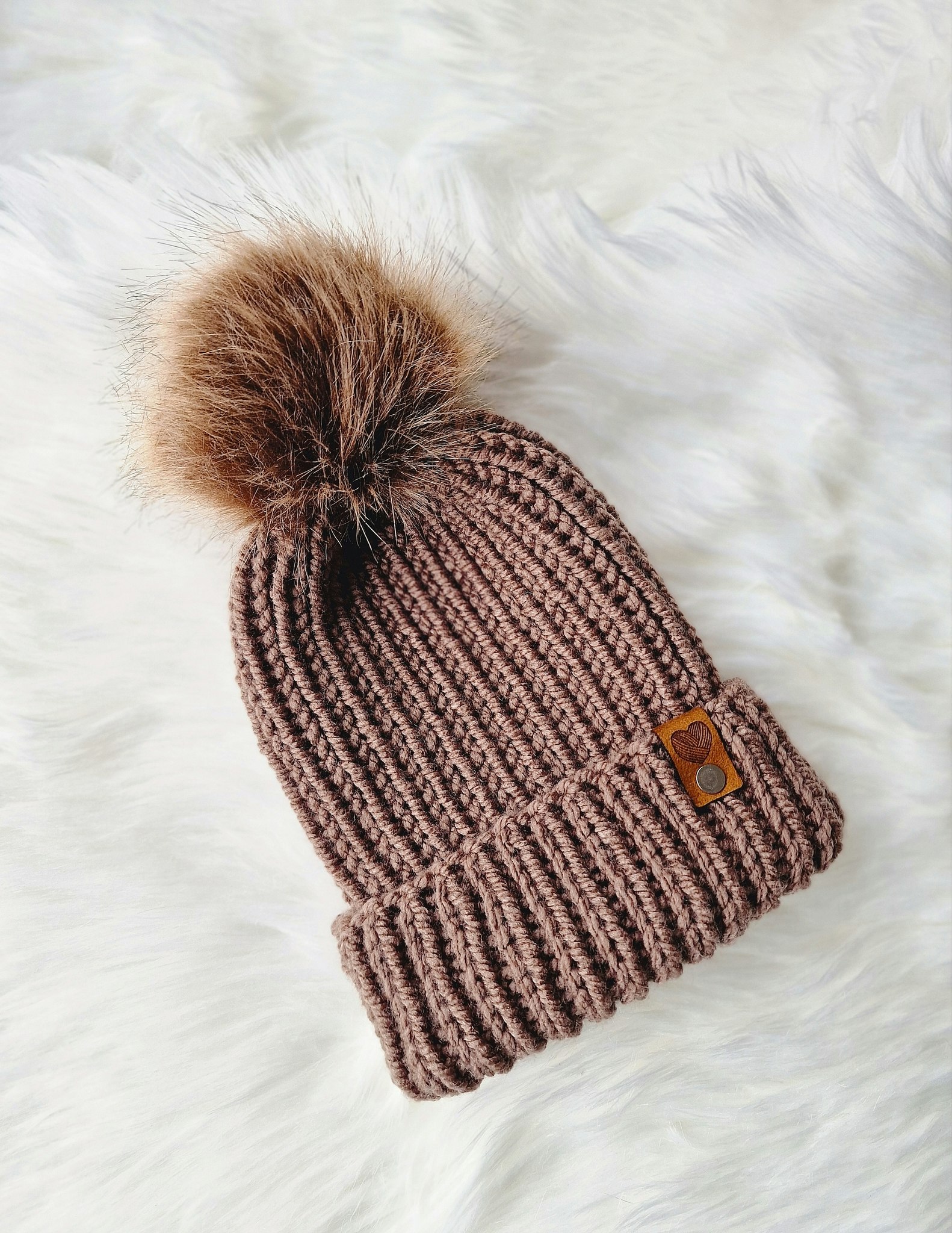 Chunky beanie - Brun
