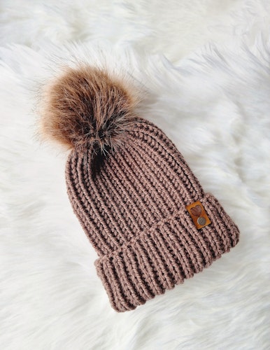 Chunky beanie - Brun