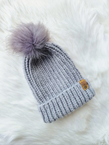 Chunky beanie - Grå