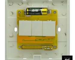 Nino Switch&Socket RF-fjärrkontroll brytarutseende 3-grupp/dimmer, passar ALUM/GLAS/G-PAN