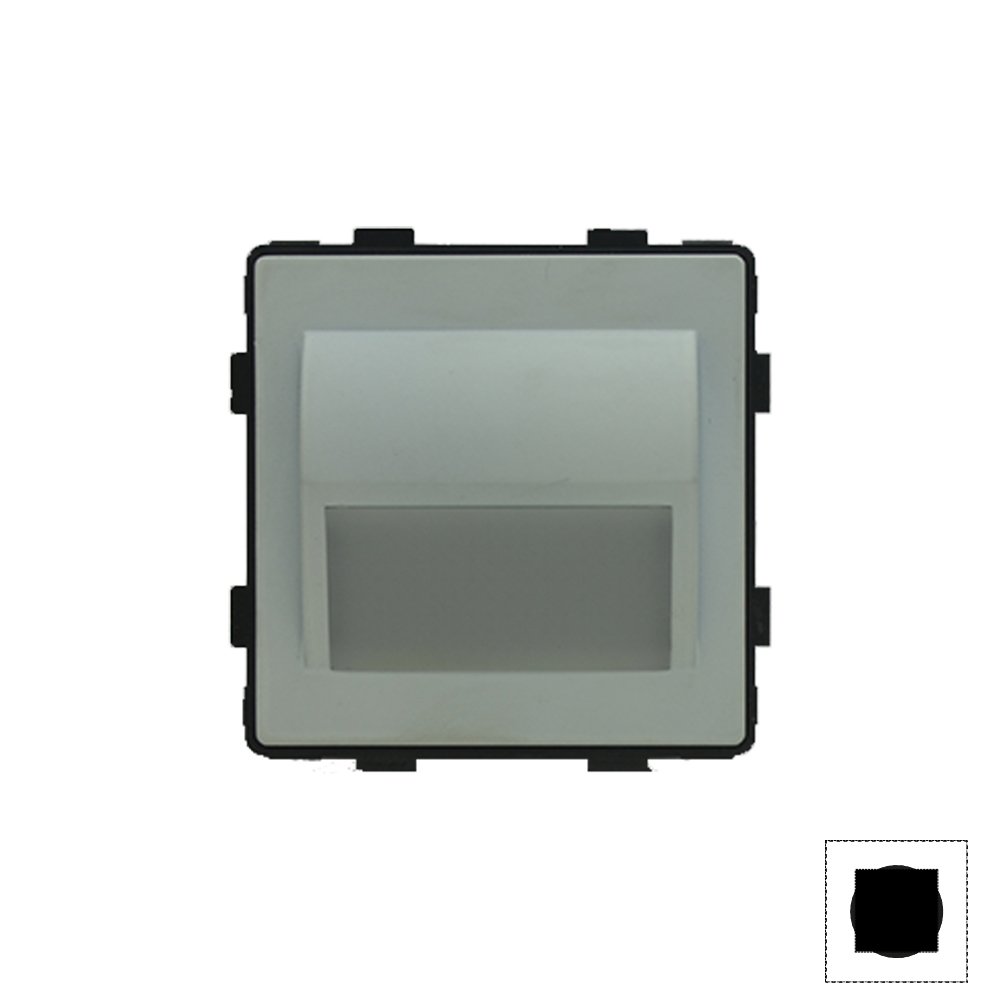 Nino Switch&Socket modul, golvlampa LED 1W varmvit, vit, passar ALUM/GLAS/POLY
