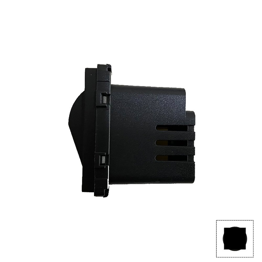 Nino Switch&Socket modul, golvlampa LED 1W varmvit, svart, passar ALUM/GLAS/POLY