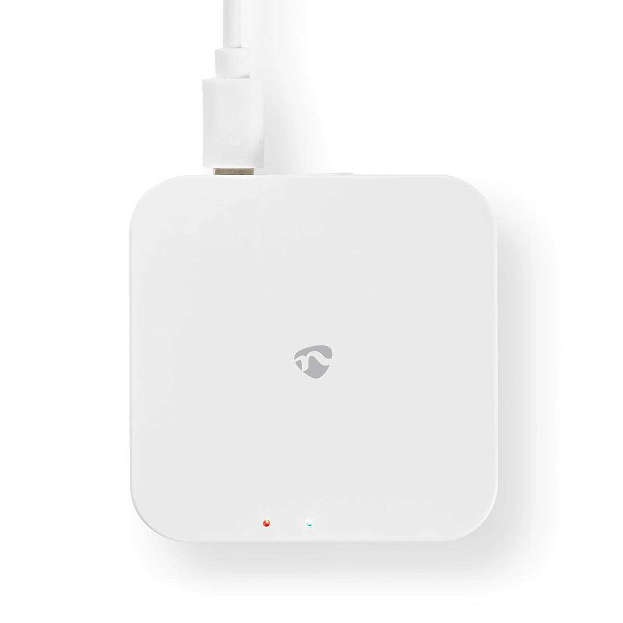 Zigbee Gateway | Wi-Fi / Zigbee 3.0 | 40 Enheter | USB ström | Android™ / IOS | Vit