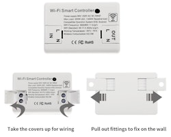Nino Intelligence Smart Mini WiFiströmbrytare 5-pack