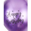 Lila Happy Birthday Ballonger
