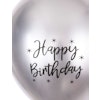 Silver Happy Birthday Ballonger