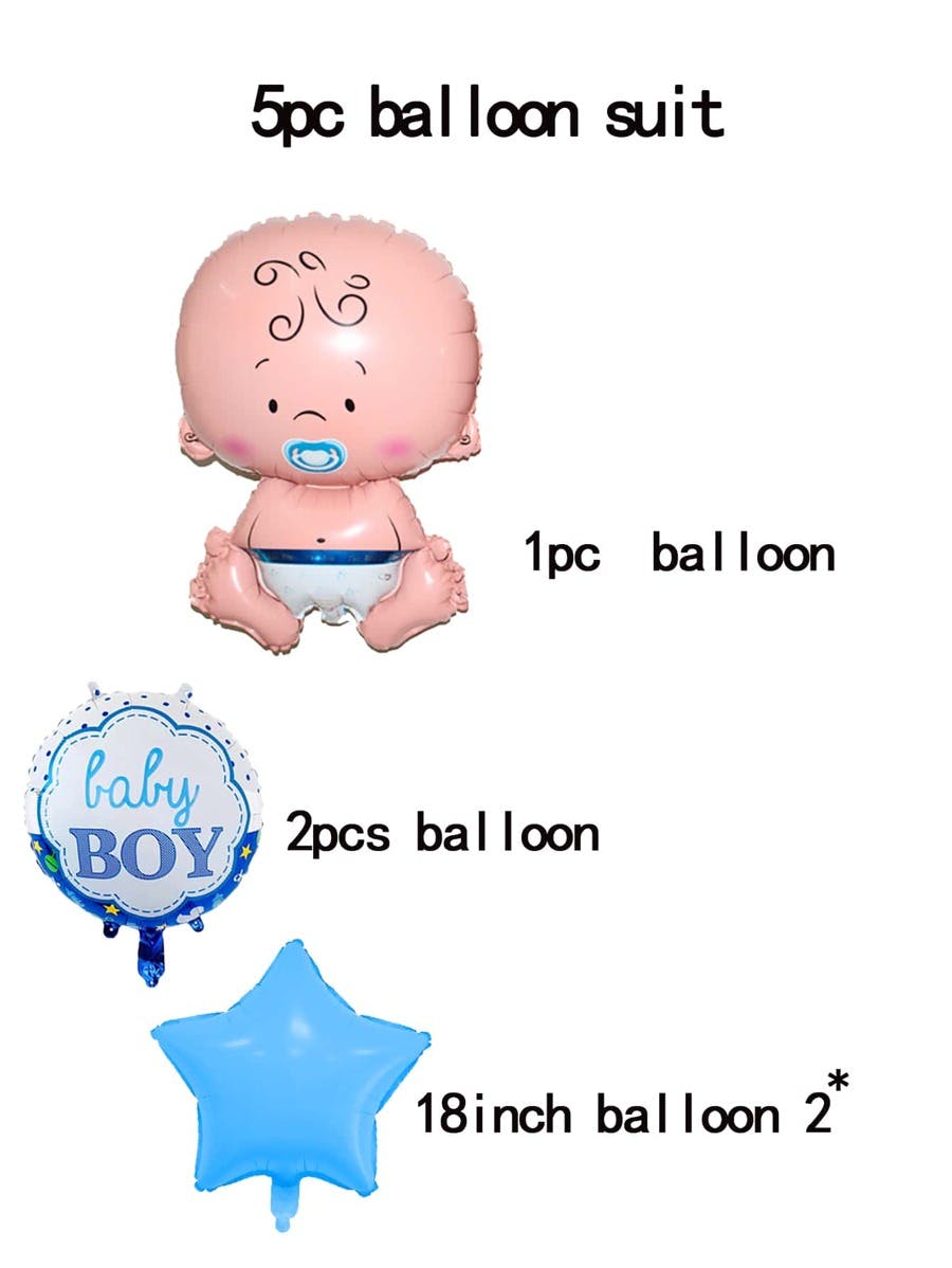 Baby Boy Ballongset