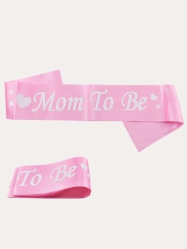 Mom To Be Ordensband Rosa