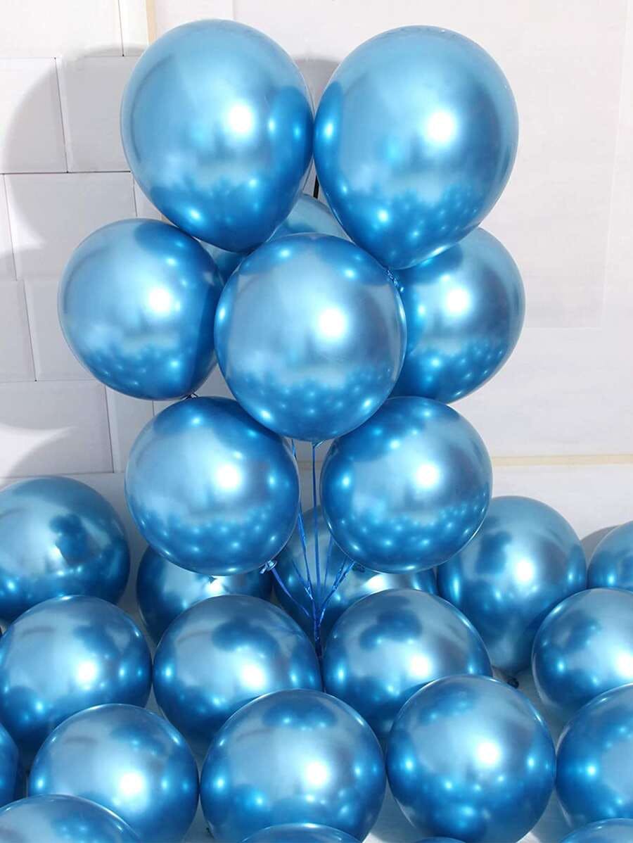 Chrome Ballonger Blå