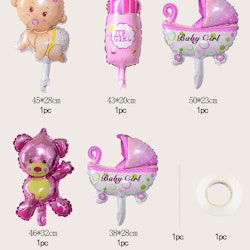 Baby Girl Ballong Kit