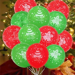 Ballonger med Julmotiv