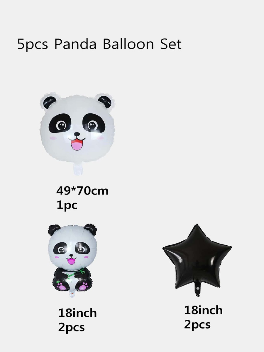 Panda Ballonguppsättning