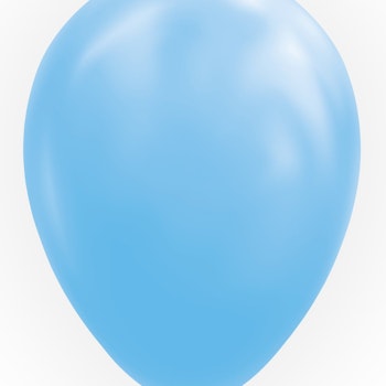 Ljusblå och Vita Ballonger