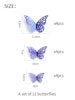 Fjärilar Blå