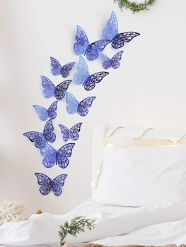 Fjärilar Blå