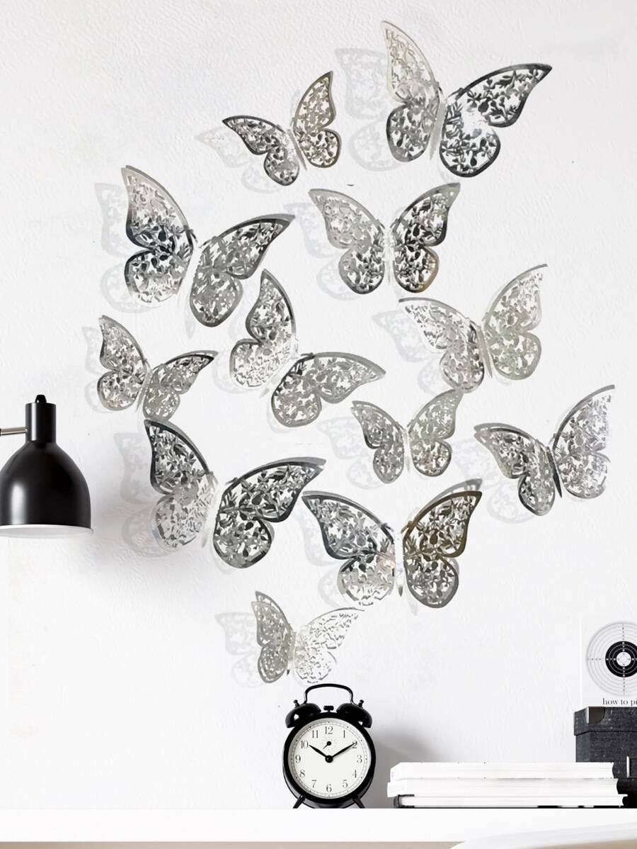 Fjärilar Silver