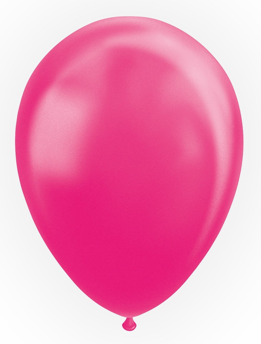 Pärlemorballonger Starkrosa