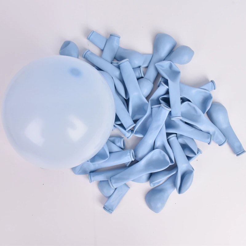 Små Ballonger Pastell Blå