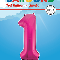 Sifferballong Rosa